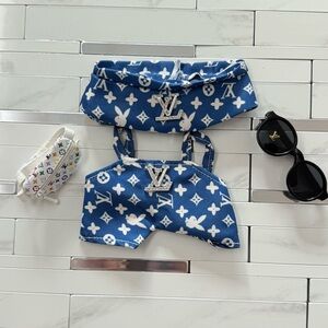 Labubu clothes Blue Designer outfit for Pop marts Labubu doll New 4 pc set